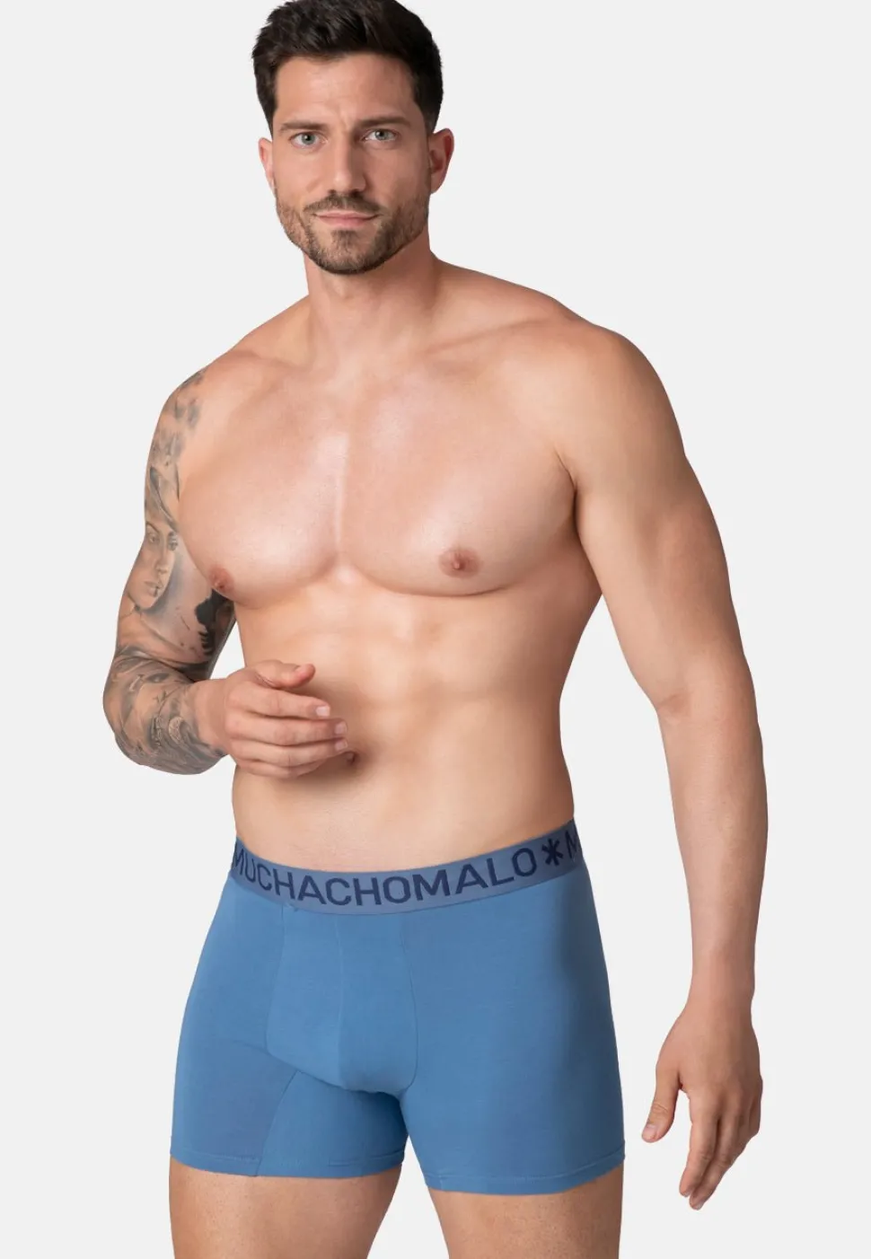 Heren 3-pack Boxershorts Licht Katoen