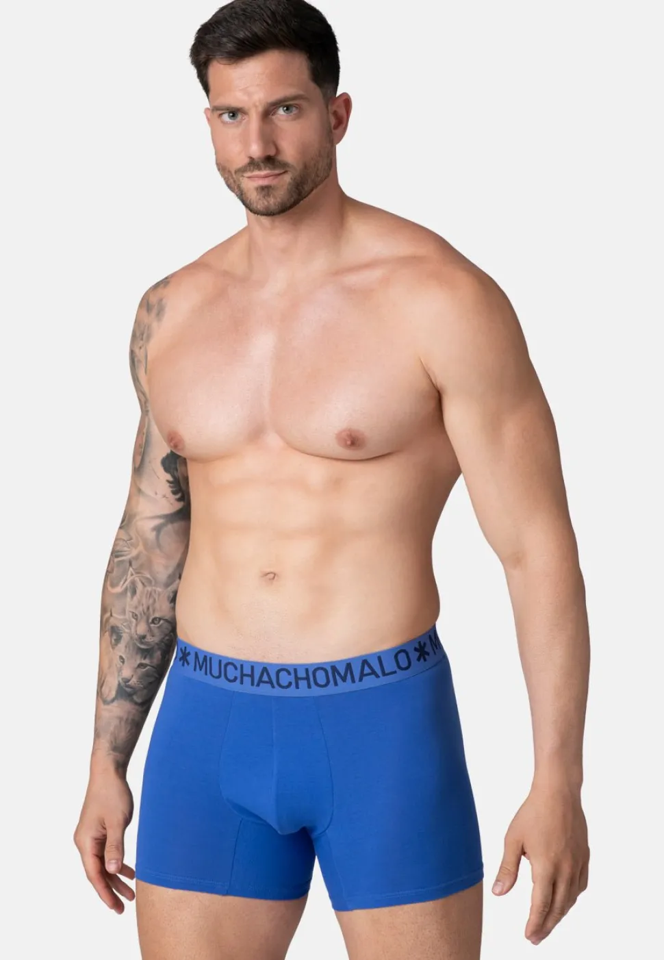 Heren 3-pack Boxershorts Licht Katoen