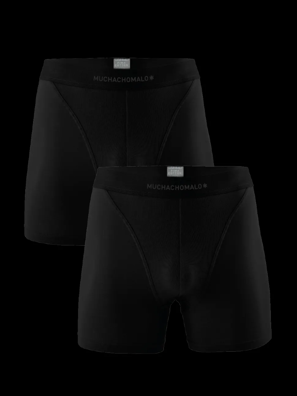Heren 2-pack Boxershorts Pima Katoen