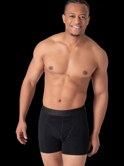 Heren 2+2-pack Boxershorts Print/Effen