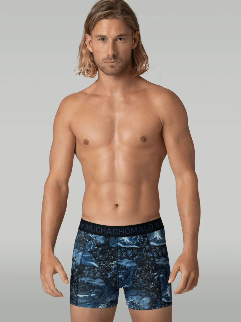 Heren 2-pack Boxershorts Prehistory