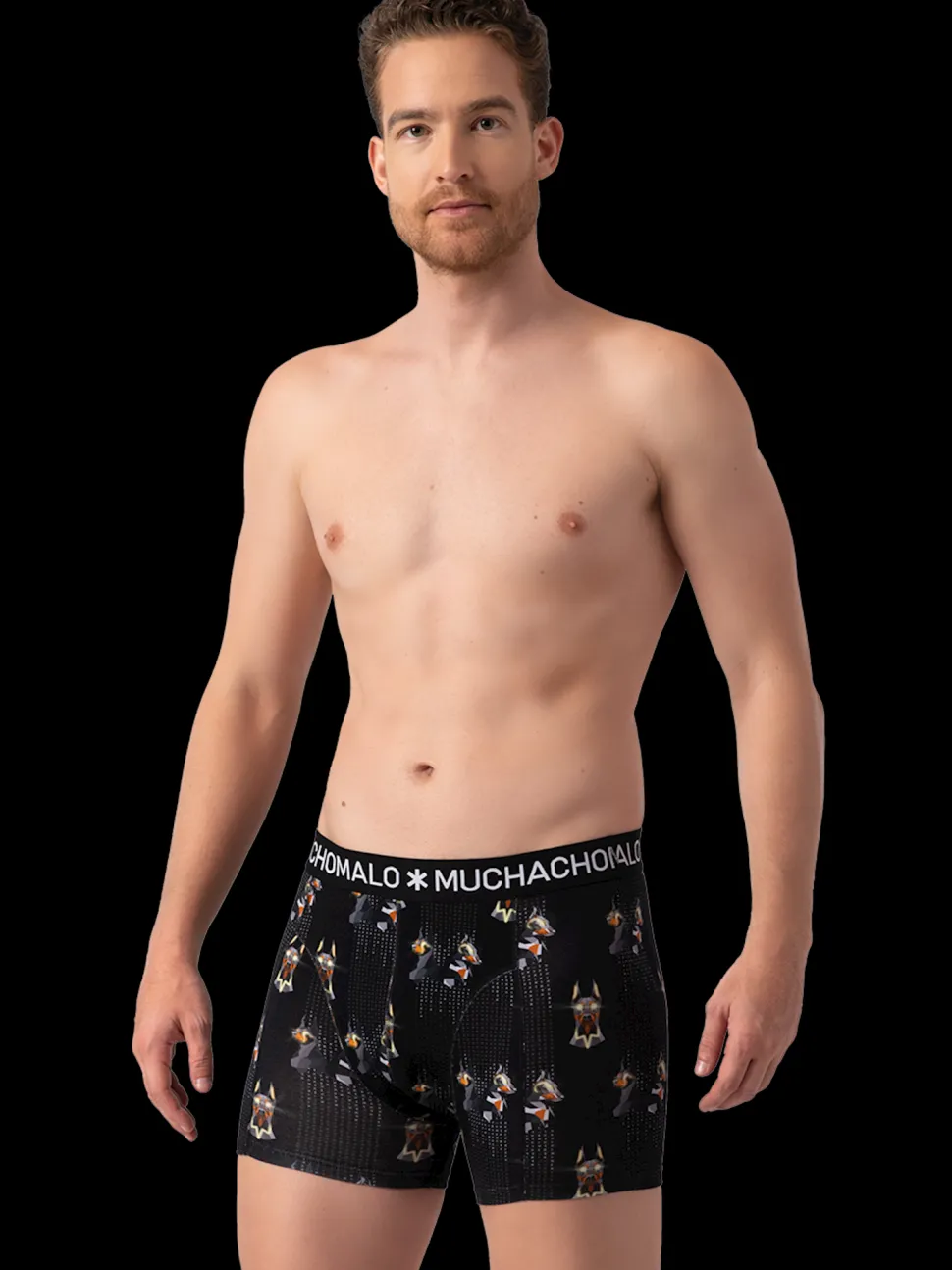 Heren 7-pack Boxershorts Print/Effen
