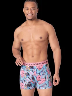 Heren 2+2-pack Boxershorts Print/Effen