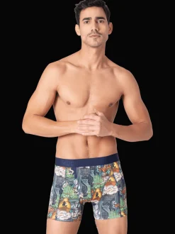 Heren 2-pack Boxershorts Pussboots Wizardoz