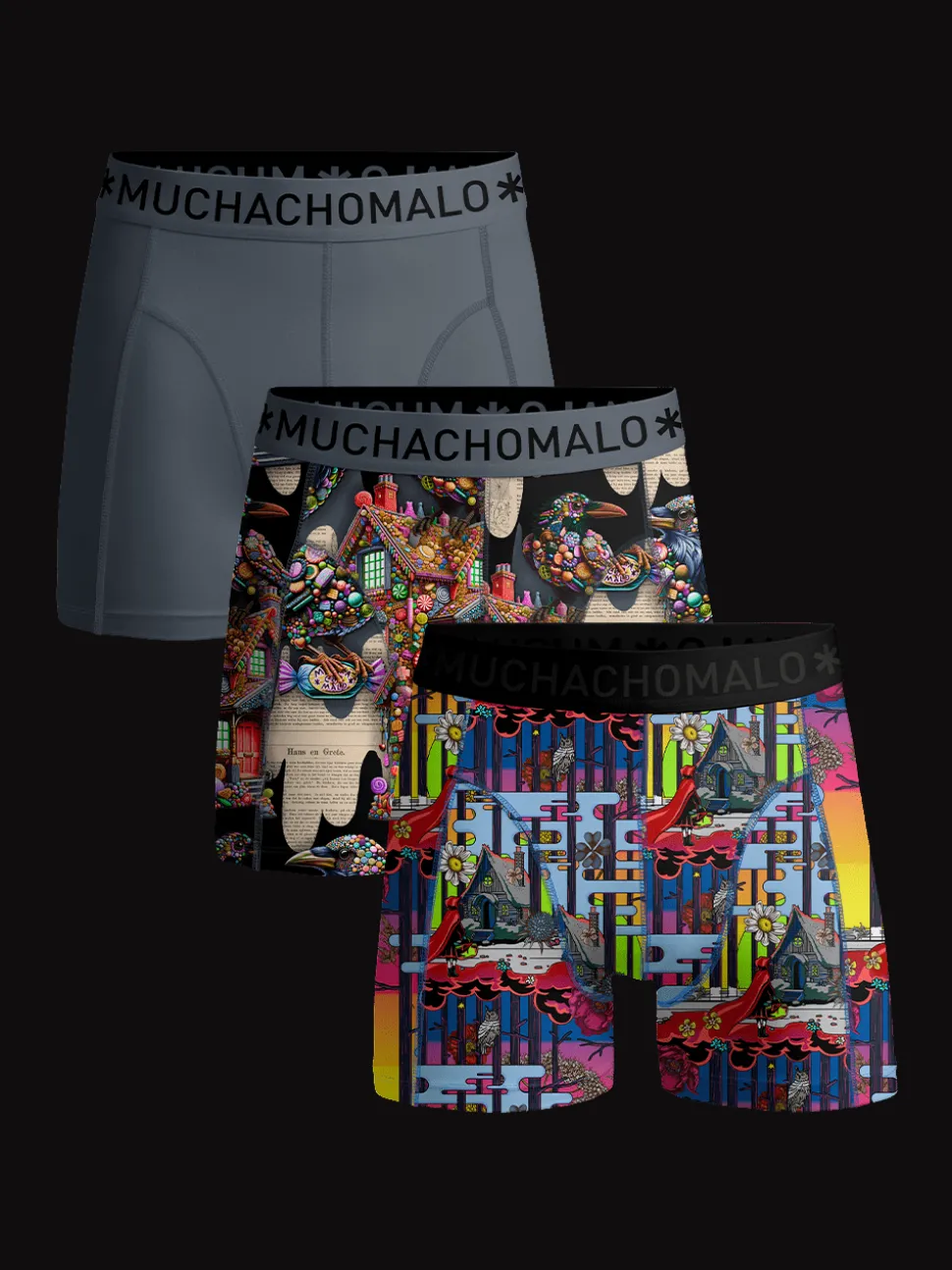 Heren 3-pack Boxershorts Redridinghood Hansel