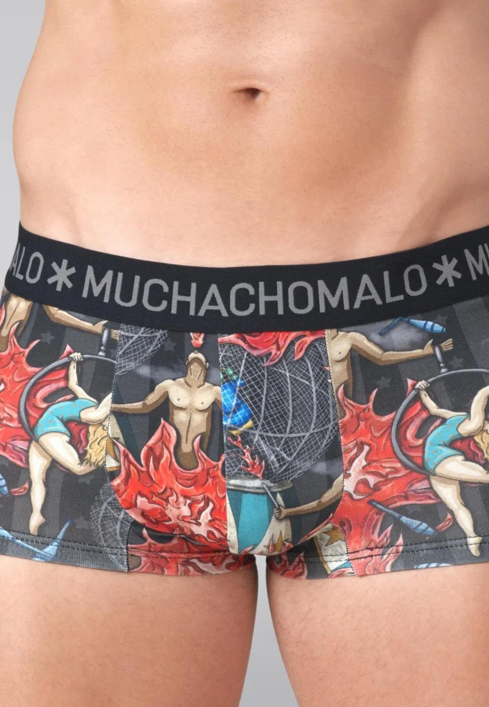 Heren 2-pack Trunks Circus