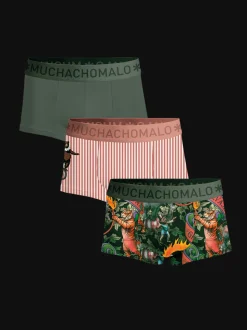 Heren 3-pack Trunks Circus Animals