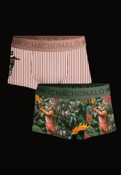 Heren 2-pack Trunks Circus Animals