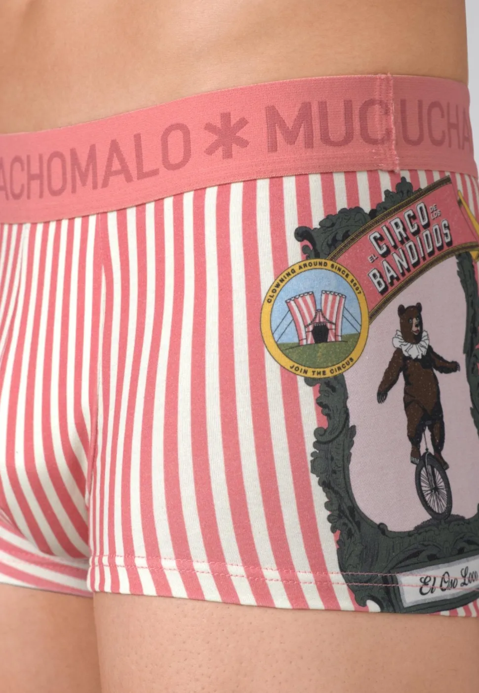 Heren 2-pack Trunks Circus Animals