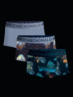 Heren 3-pack Trunks Deep Sea Mountaintops