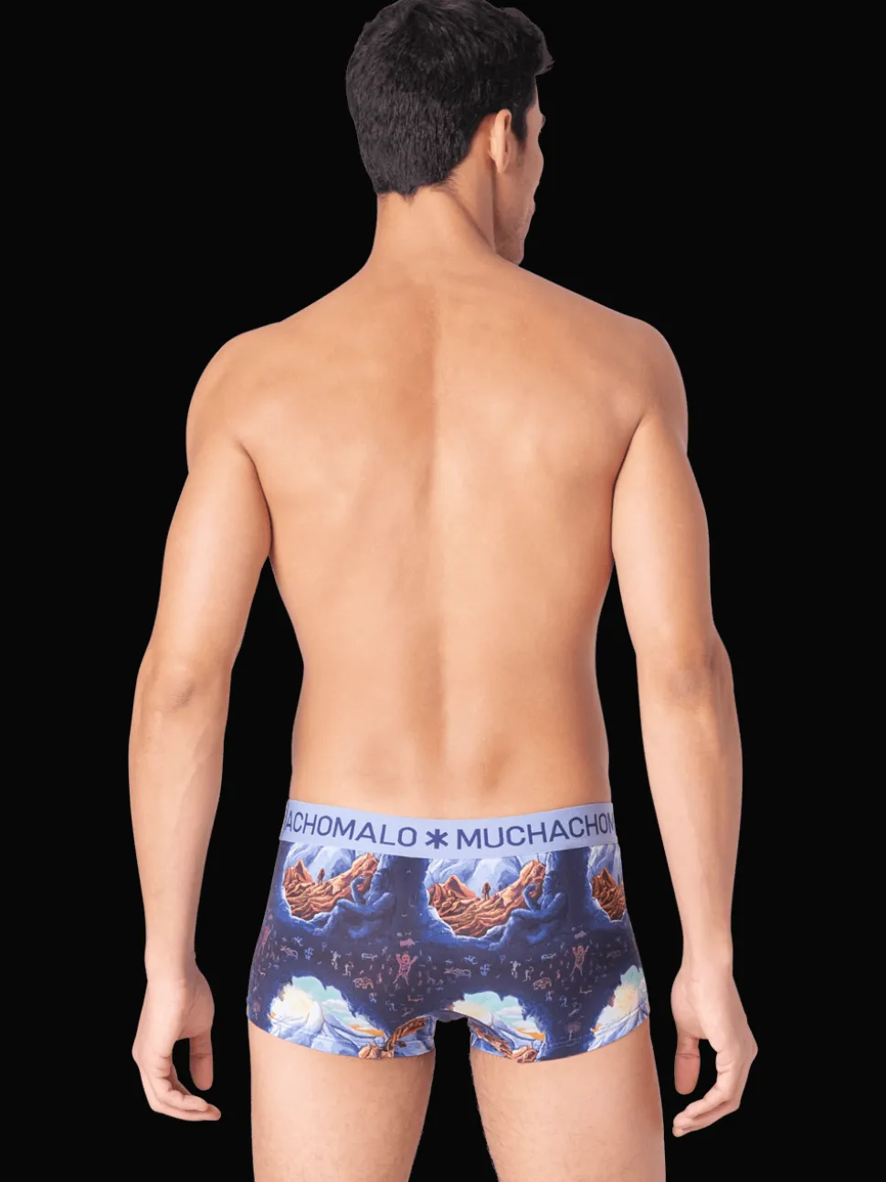 Heren 2-pack Trunks Deep Sea Mountaintops