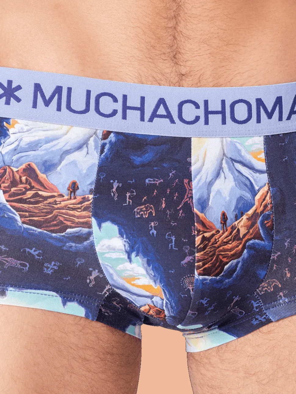 Heren 2-pack Trunks Deep Sea Mountaintops