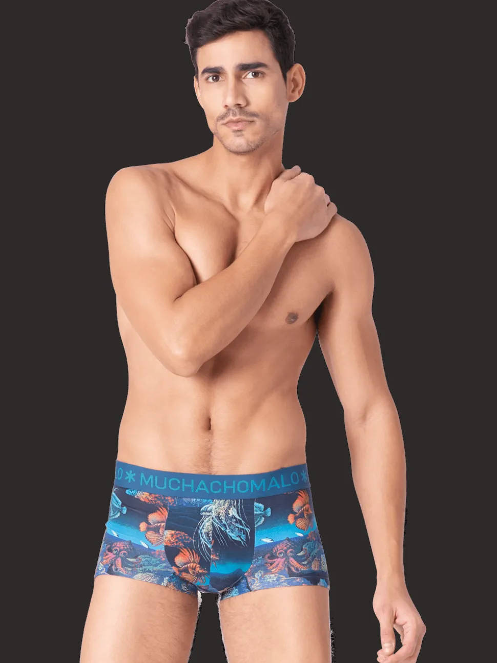 Heren 2-pack Trunks Deep Sea Mountaintops
