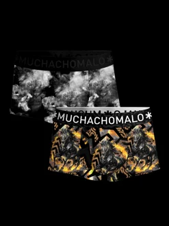 Heren 2-pack Trunks Fire Elements