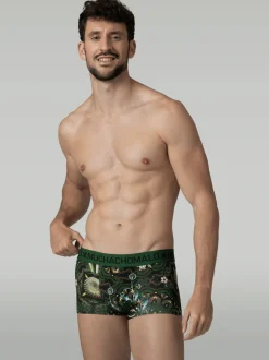 Heren 3-pack Trunks Geometric