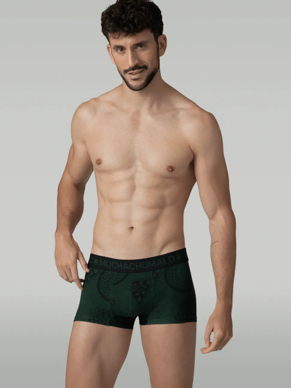 Heren 3-pack Trunks Geometric