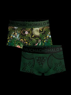 Heren 2-pack Trunks Geometric