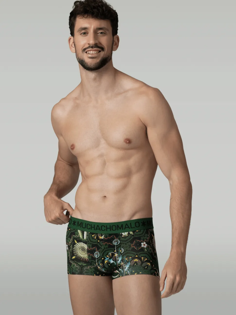Heren 2-pack Trunks Geometric