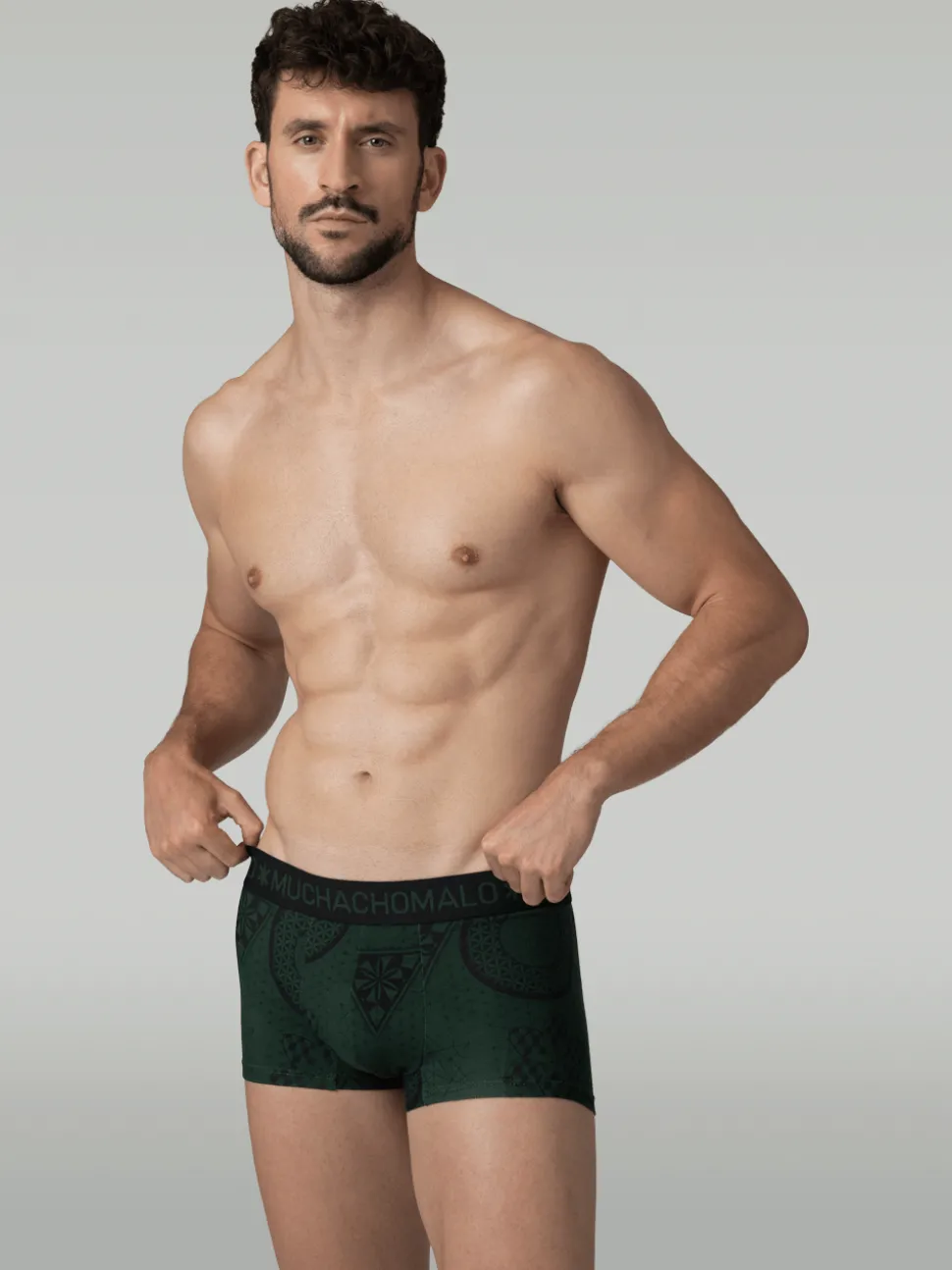Heren 2-pack Trunks Geometric