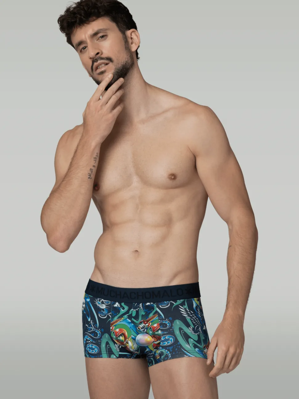 Heren 3-pack Trunks New School