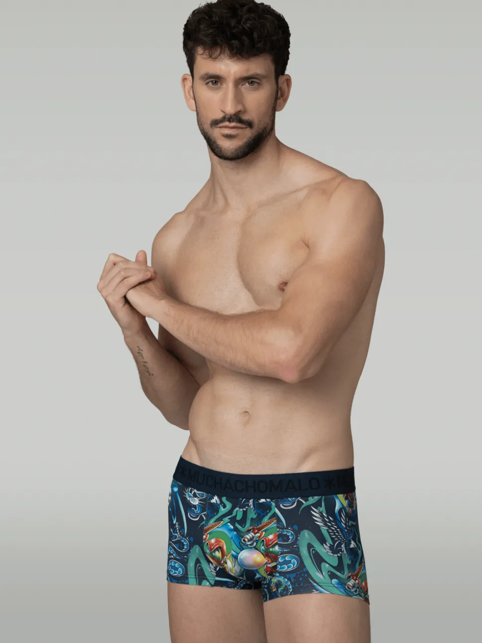 Heren 3-pack Trunks New School