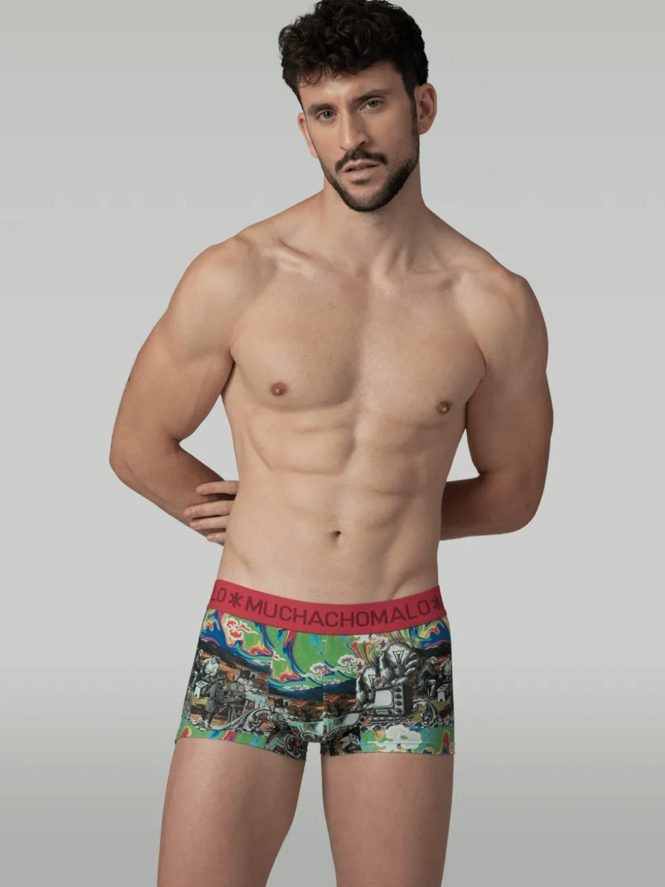 Heren 3-pack Trunks New School