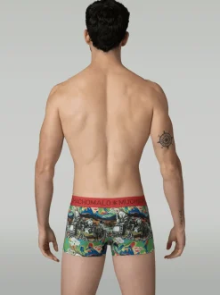 Heren 3-pack Trunks New School