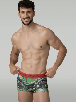 Heren 3-pack Trunks New School