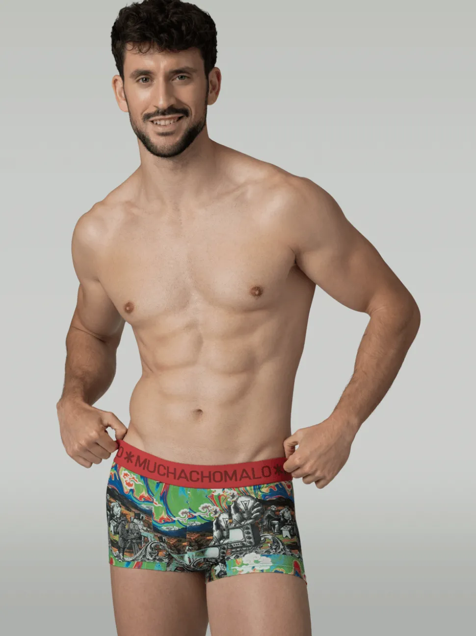 Heren 3-pack Trunks New School