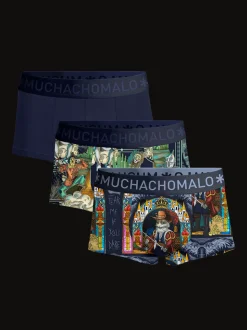 Heren 3-pack Trunks Pussboots Wizardoz
