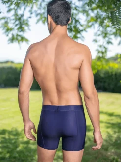 Heren Strakke Zwembroek Blauw