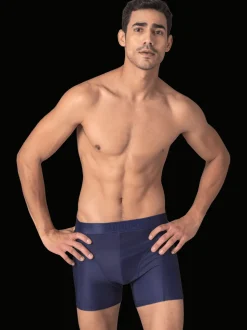 Heren Strakke Zwembroek Blauw