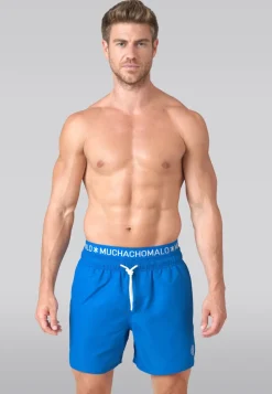 Heren zwembroek blauw