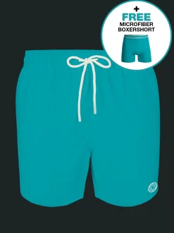 Heren zwembroek blauw