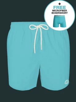Heren zwembroek blauw