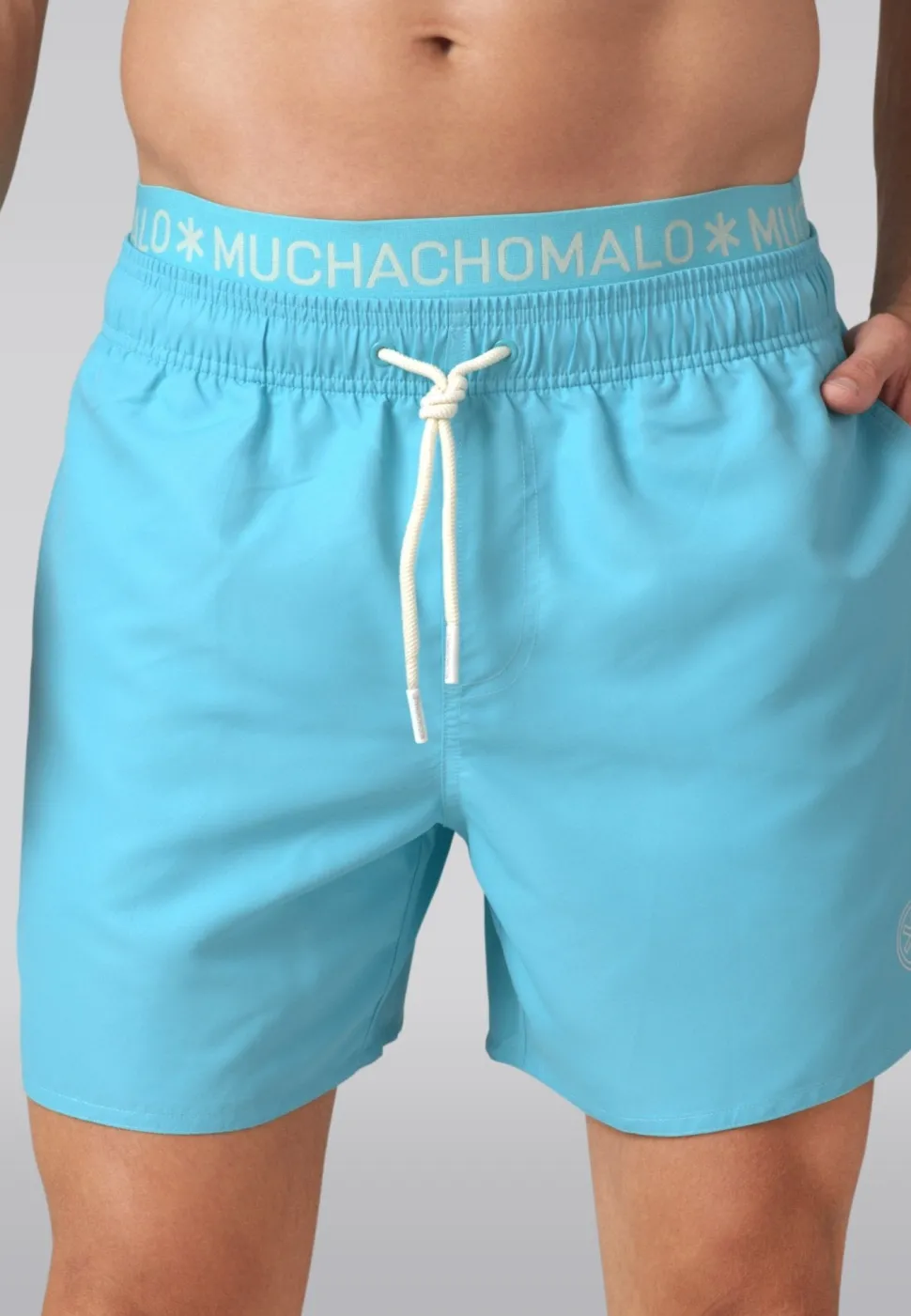 Heren zwembroek blauw