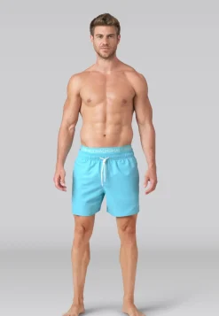 Heren zwembroek blauw