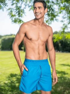 Heren Zwembroek Blauw + Gratis Microfiber boxershort