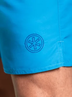 Heren Zwembroek Blauw + Gratis Microfiber boxershort
