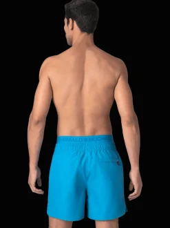 Heren Zwembroek Blauw + Gratis Microfiber boxershort