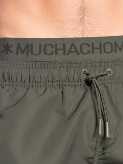 Heren Zwembroek Legergroen + Gratis Microfiber boxershort