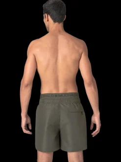 Heren Zwembroek Legergroen + Gratis Microfiber boxershort