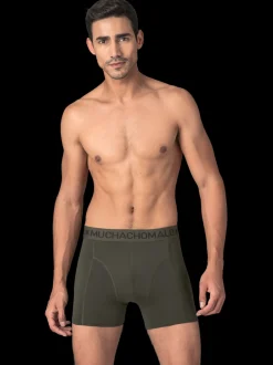 Heren Zwembroek Legergroen + Gratis Microfiber boxershort