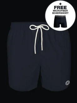 Heren zwembroek marineblauw