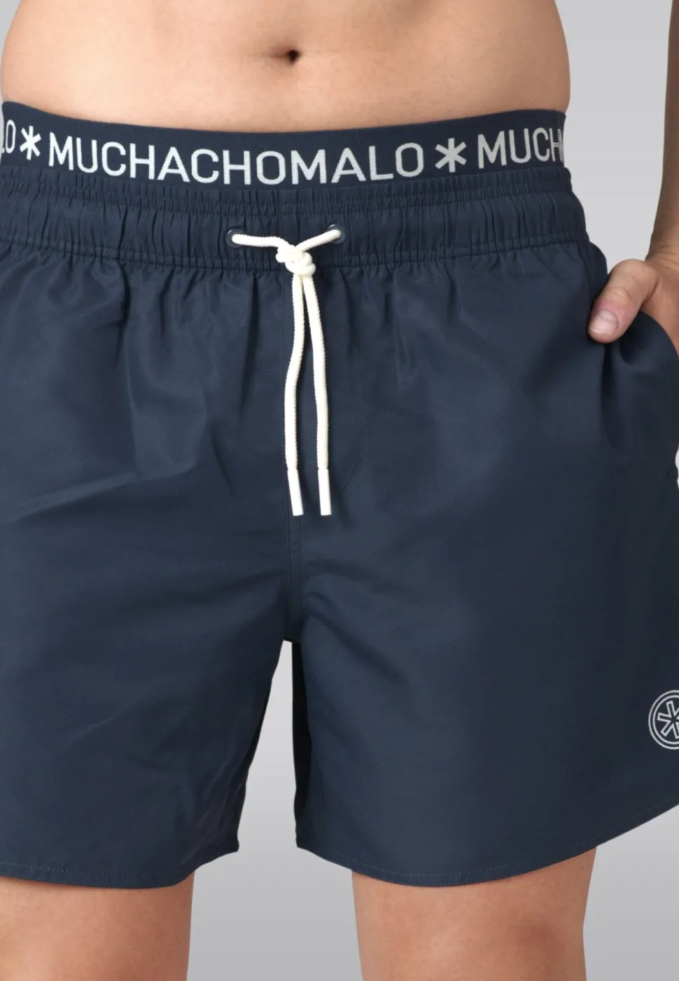 Heren zwembroek marineblauw
