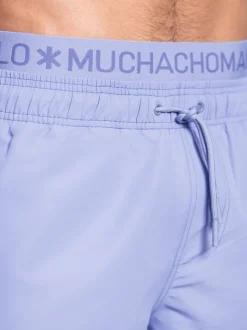 Heren Zwembroek Paars + Gratis Microfiber boxershort