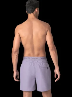 Heren Zwembroek Paars + Gratis Microfiber boxershort