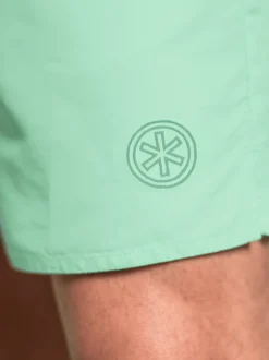 Heren Zwembroek Print Lichtgroen + Gratis Microfiber boxershort