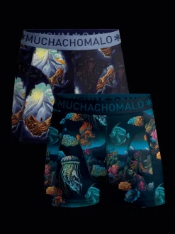 Jongens 2-pack Boxershorts Deep Sea Mountaintops