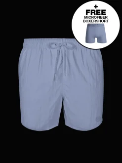 Jongens Zwembroek Paars + Gratis Microfiber boxershort